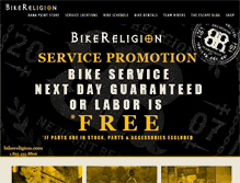 Tablet Screenshot of bikereligion.com